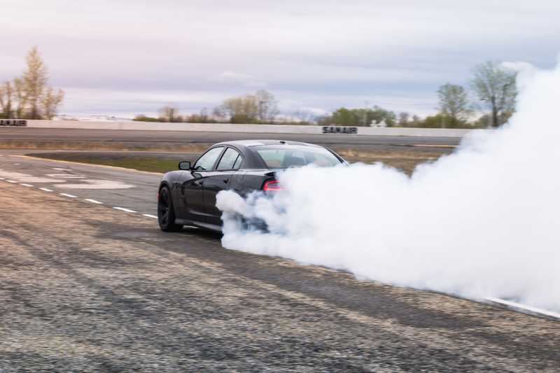 Illustration for article titled How I Survived A Dodge Charger Hellcat On A Wet Track